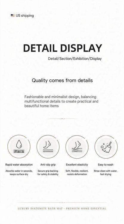 Handy Home quick-dry non-slip bath mat - photo 4